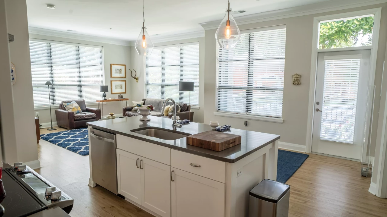 Kitchen + Sitting Area