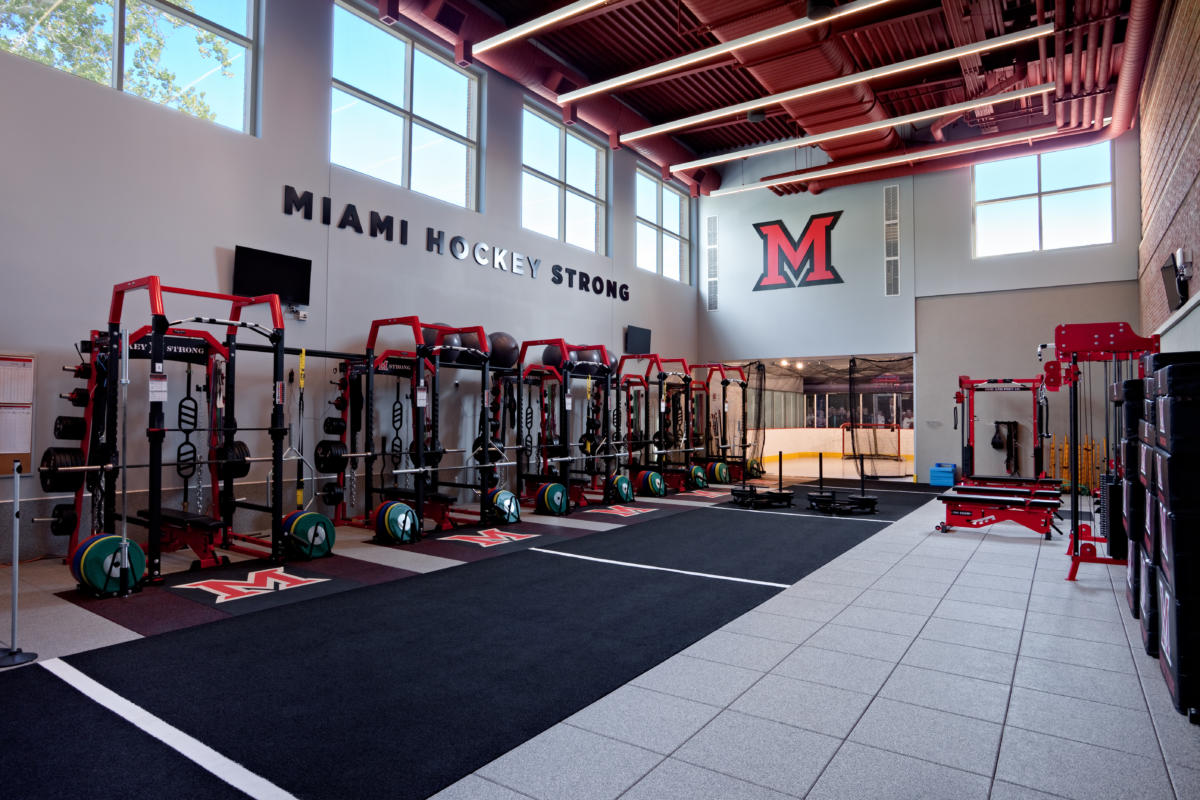 Miami University - Goggin Weight and Conditioning Room